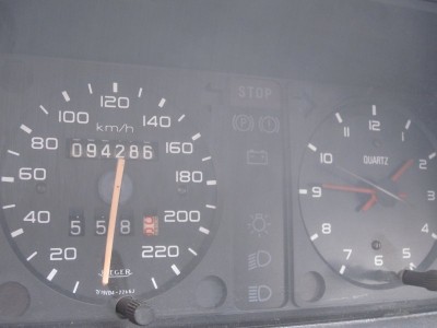 ein Blick auf den Tacho